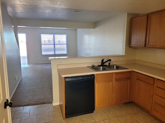 Kitchen, looking into living room