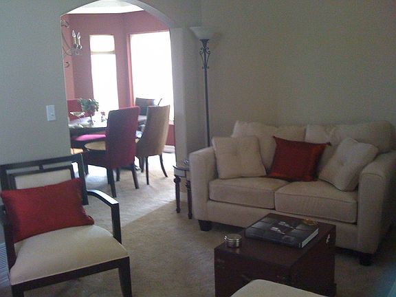 View of Dining Room from Living Room