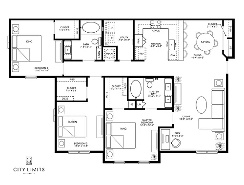Floor plan 3A
