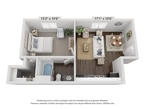 Floor plan Studio