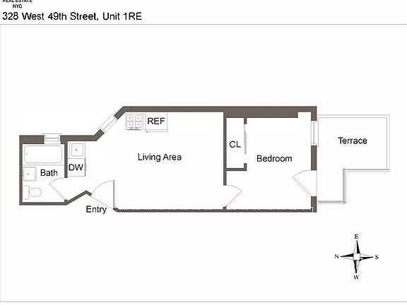 2nd image of 328 W 49th St #1REE