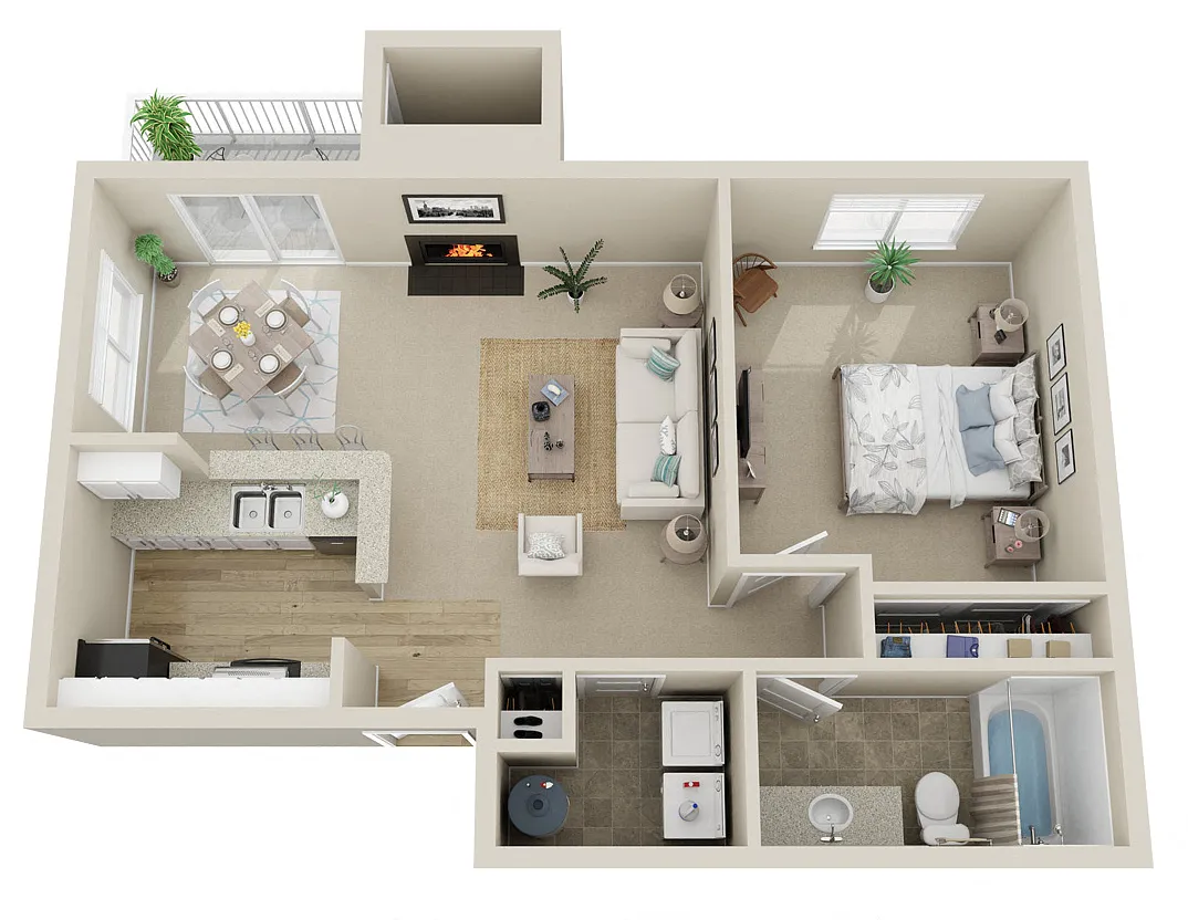 Floor plan Spring Arbor
