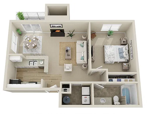 Floor plan Spring Arbor