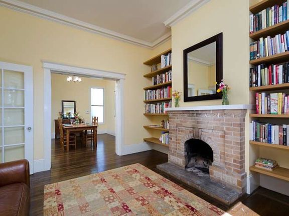 Living room dining room view