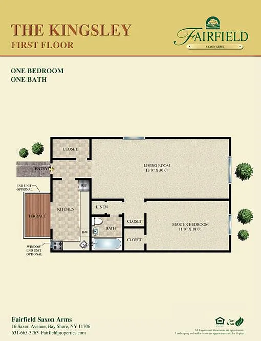 Floor plan The Kingsley - First Floor