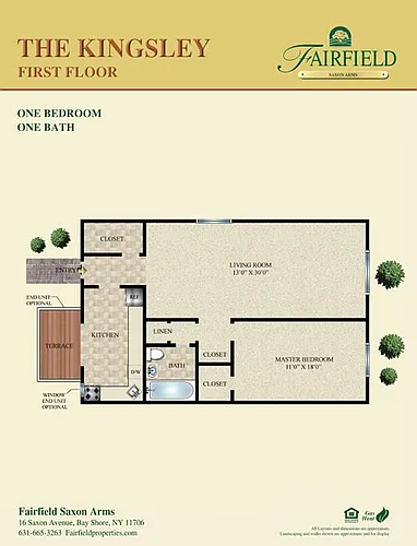 Floor plan The Kingsley - Second Floor