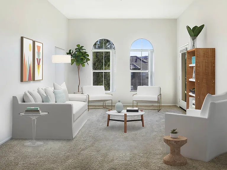 Carpeted Living Area