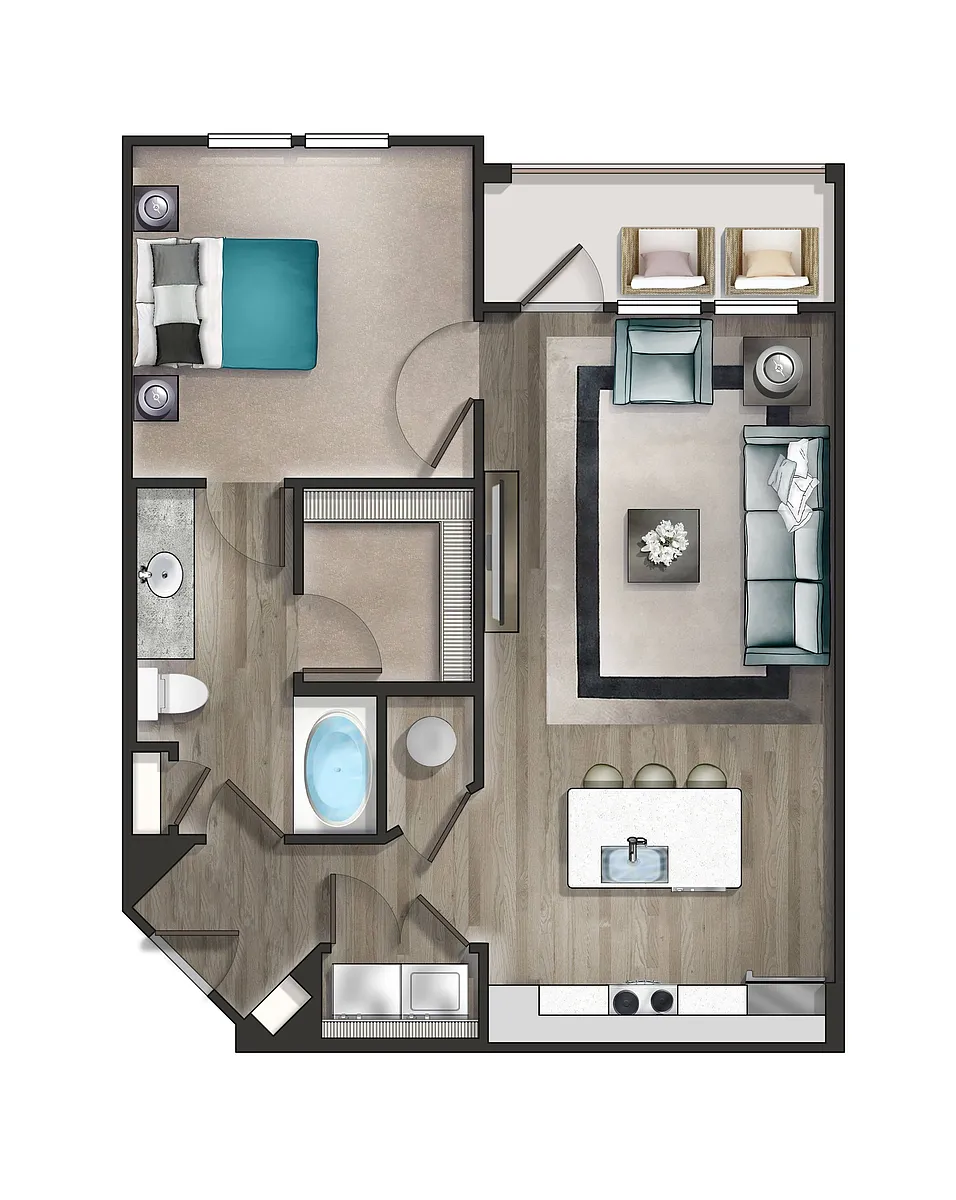 Floor plan Brompton