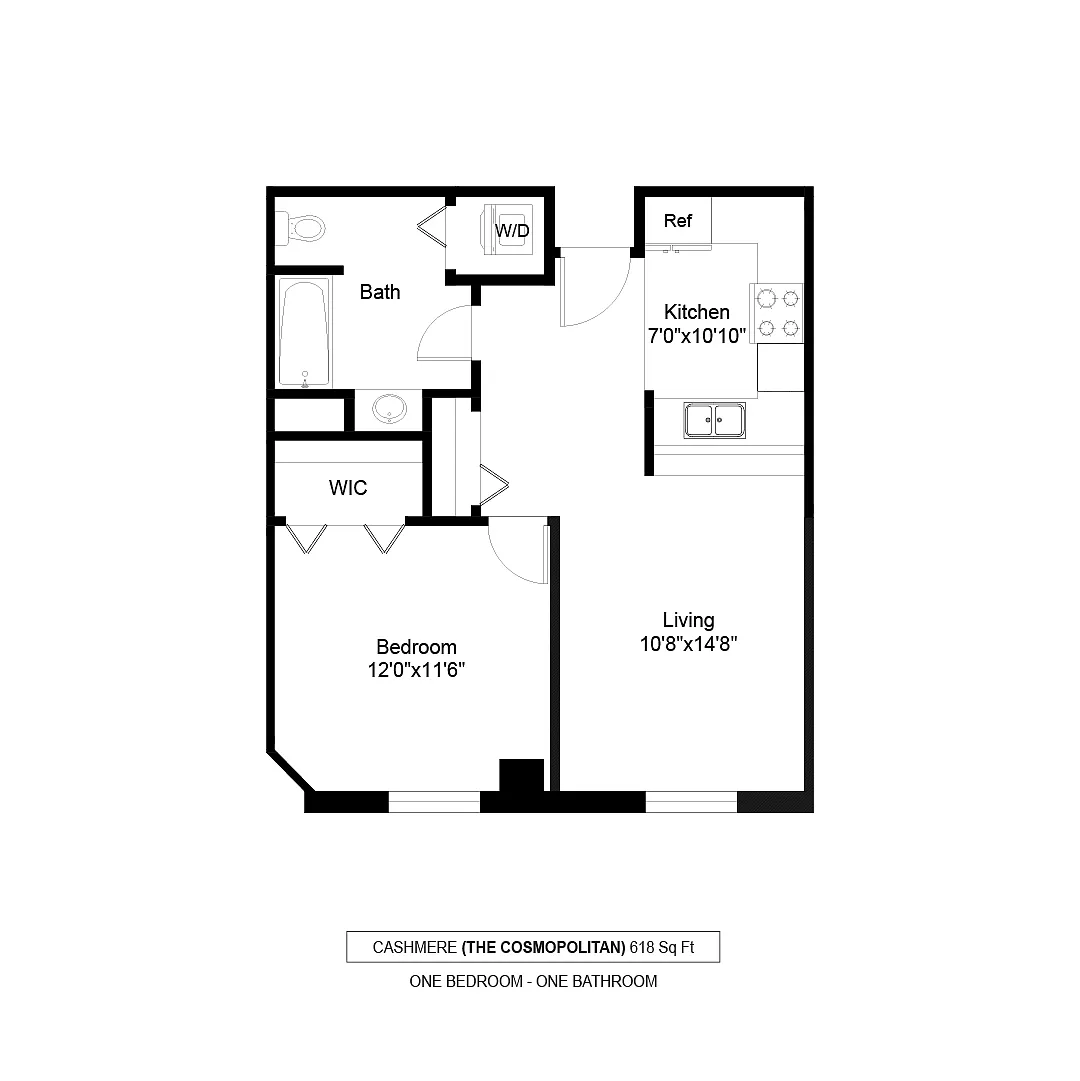 Floor plan Cashmere - ADA