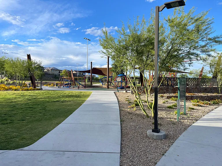 Nearby playground