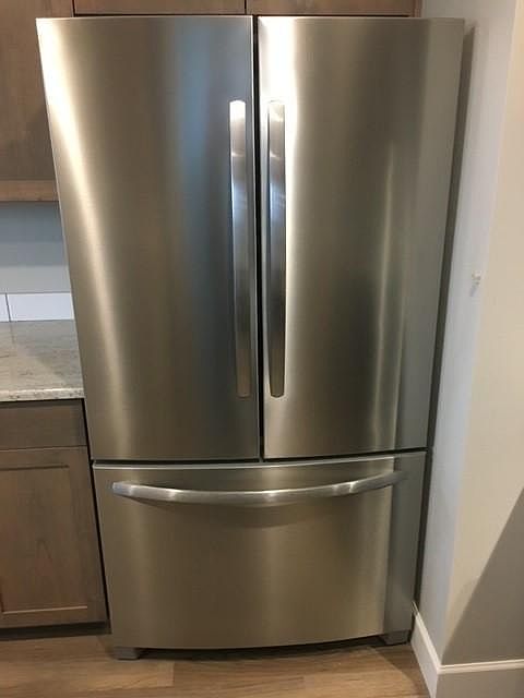 Frigidaire french door refrigerator and freezer.