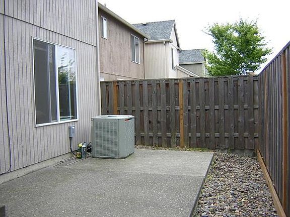 Fenced yard