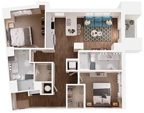 Floor plan B6B1