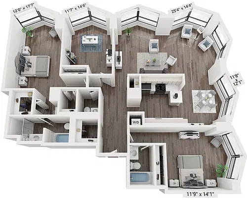 Floor plan D2