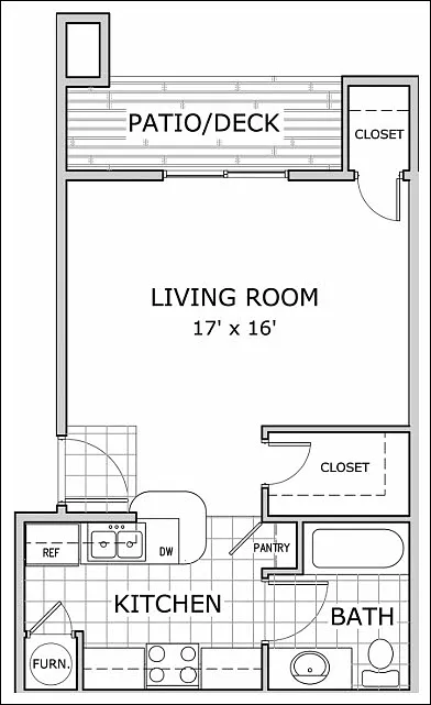 Floor plan Studio
