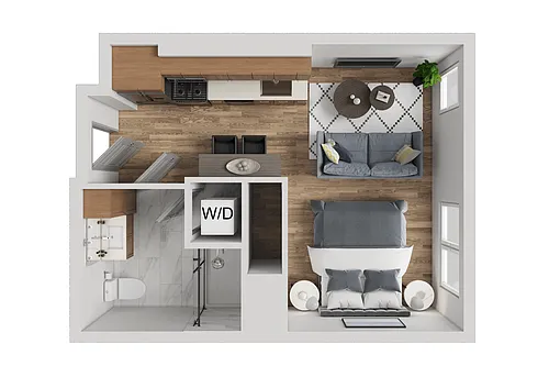 Floor plan Studio C