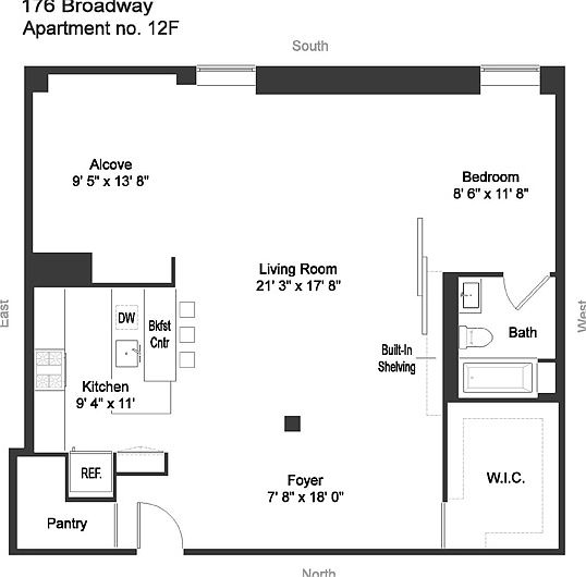1st image of 176 Broadway APT 12F
