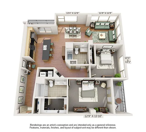 Floor plan Vermillion
