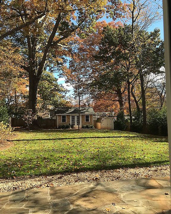 Back yard and studio.