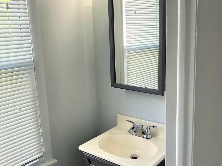 Downstairs powder room