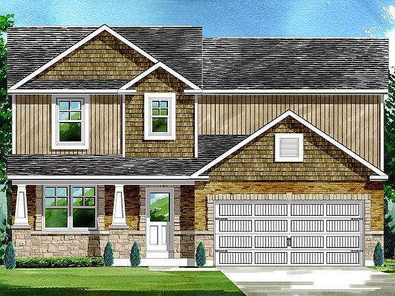 Elevation C with optional masonry - Optional Elevation
