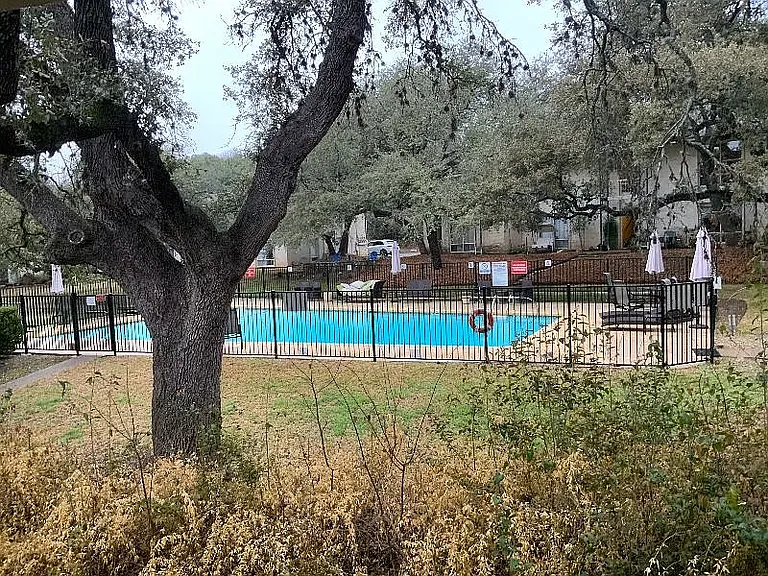 Pool in a very quiet project