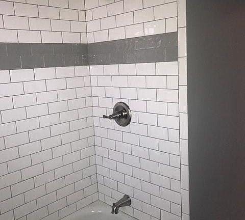 Master shower
