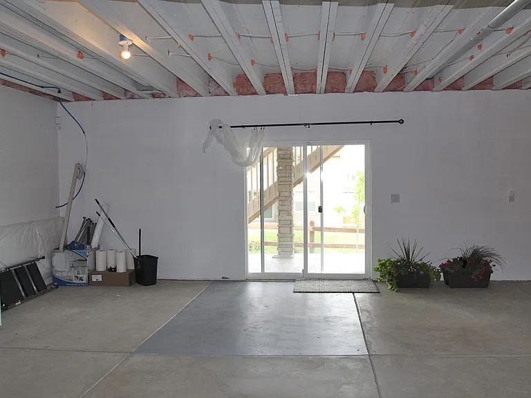 Because it is a walk out, there is tons of natural light
