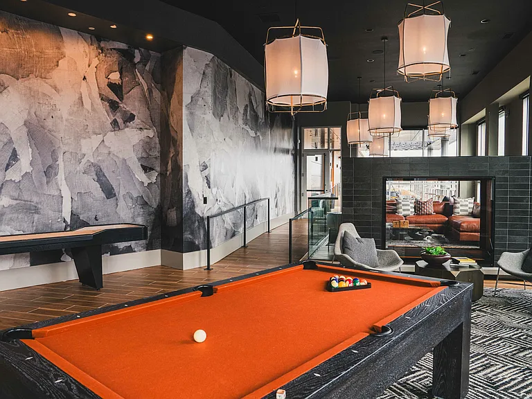 Enjoy evenings filled with fun and friendly competition while playing billiards.