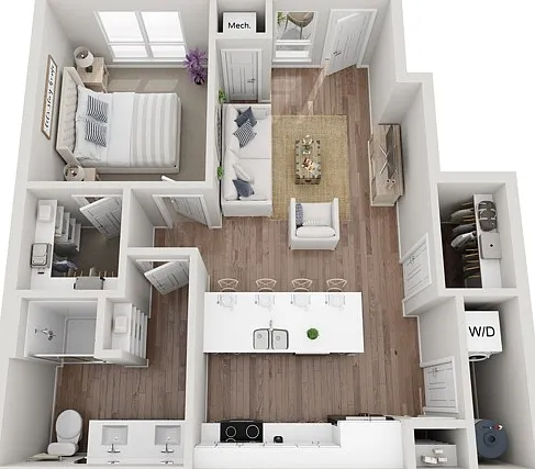 Floor Plan 1BR A | Seasons at Hoffman Estates | Apartments in Hoffman Estates, IL Floor Plan 1BR A | Seasons at Hoffman Estates | Apartments in Hoffman Estates, IL