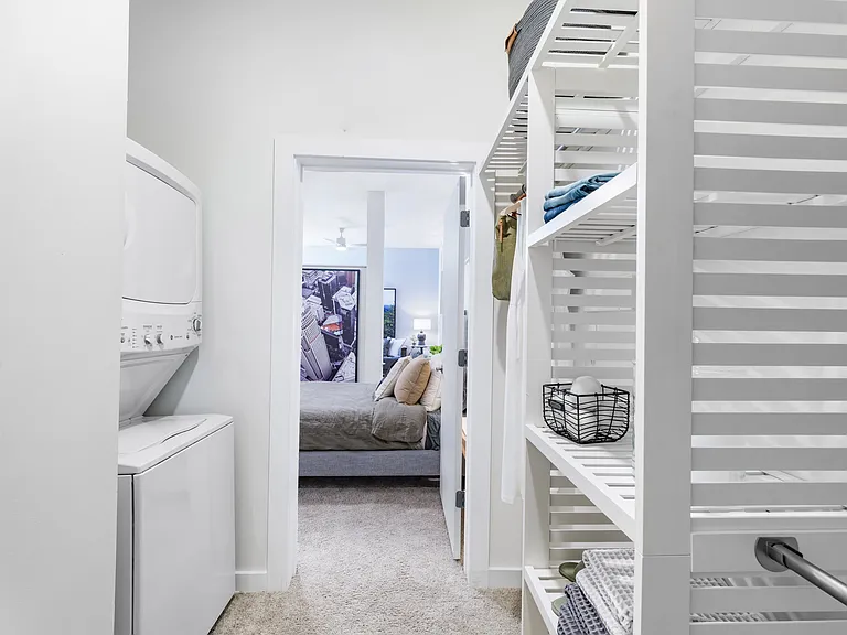 Convenience of washer and dryer in every home.