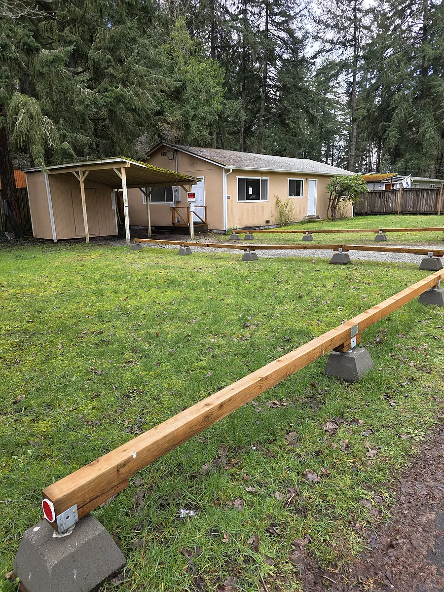 View of house and yards and carport - 15333 Spanaway Loop Rd S
