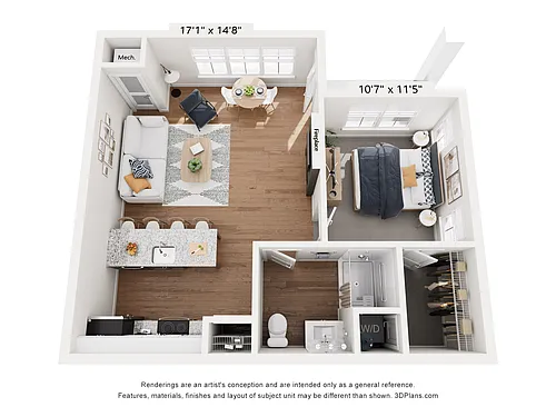 Floor plan Hickory