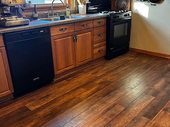 kitchen, new floor May 2025