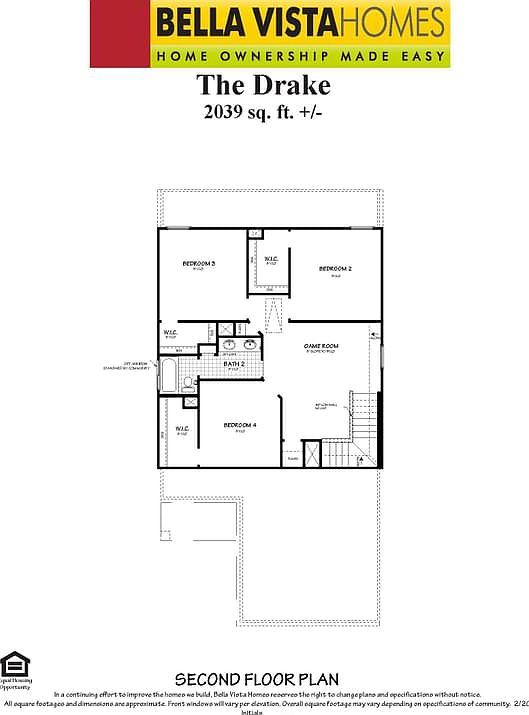 Floorplan with options