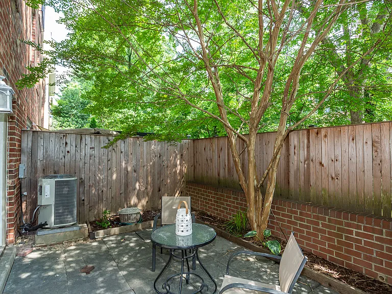 Rear patio
