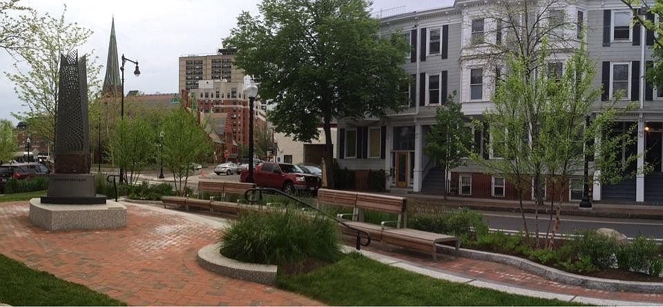 Across from Cronin Park. Rental unit entry shown on far righ