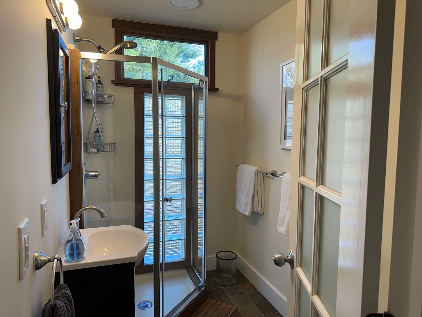  Downstairs bathroom custom cabinetry