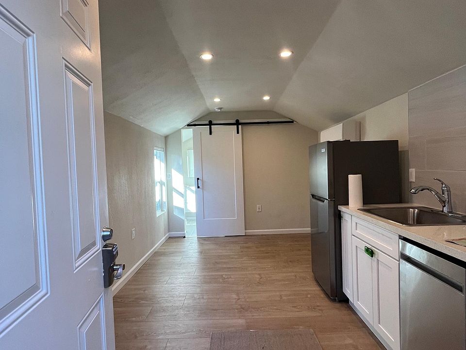 Looking from the front entry into the cottage