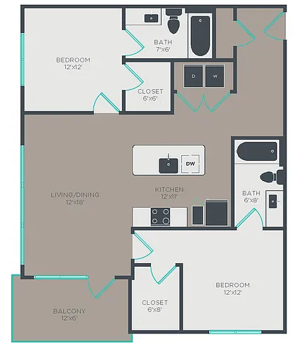 Floor plan B2