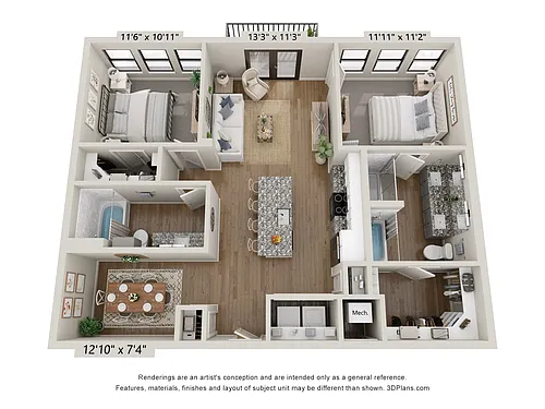 Floor plan B2