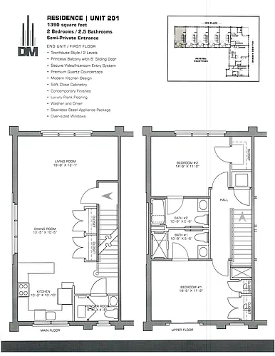 Floor plan Downtown Metro - Unit...