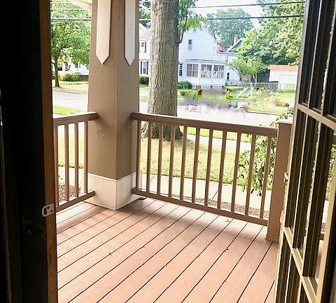 Private front porch