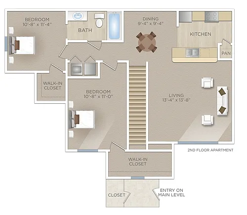 Floor plan Nueces (B2-1)