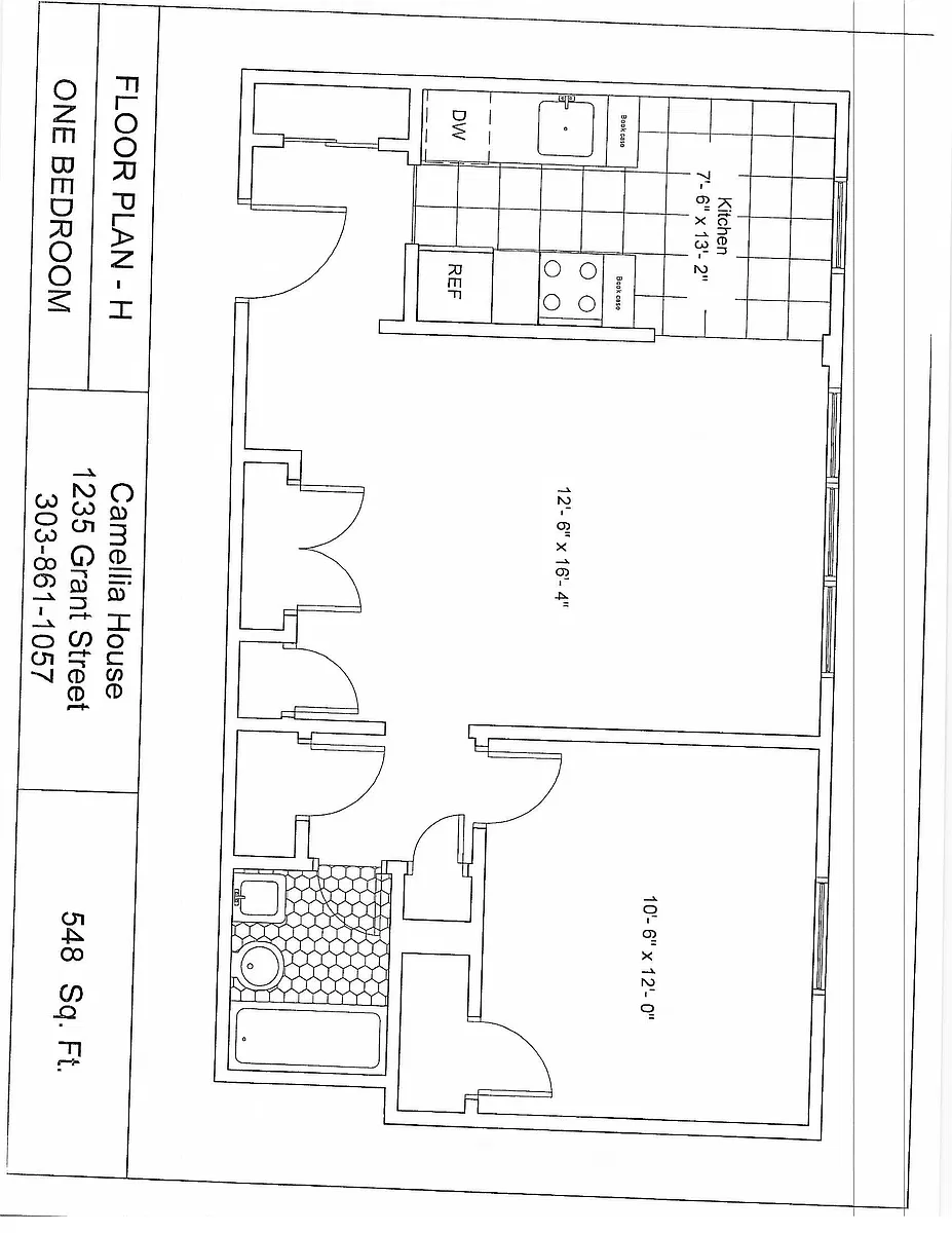 Floor plan Floor Plan H
