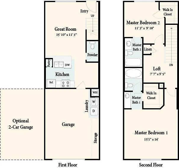 Floor plan Lanai - Townhome