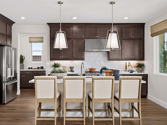 Kitchen at Plan 3, The Residences at Arbor Ranch