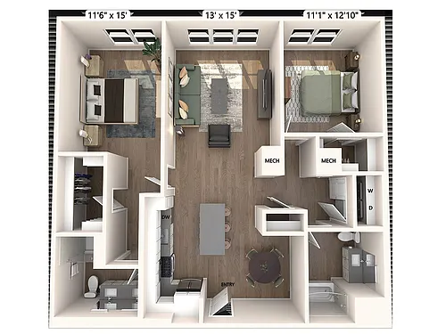 Floor plan B15a-Upgrade