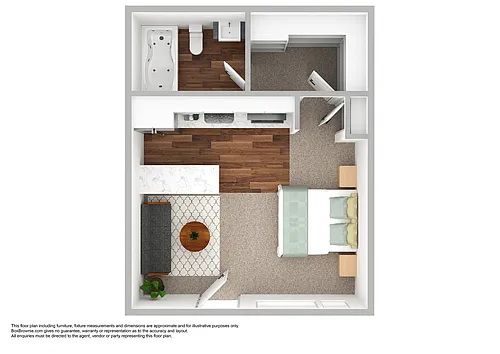 Floor plan Unfurnished Studio