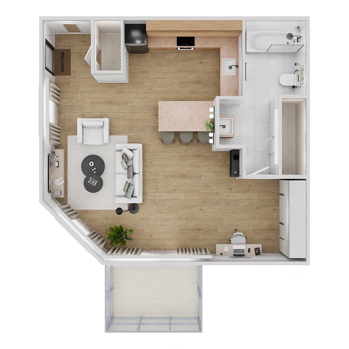 Floor plan E2